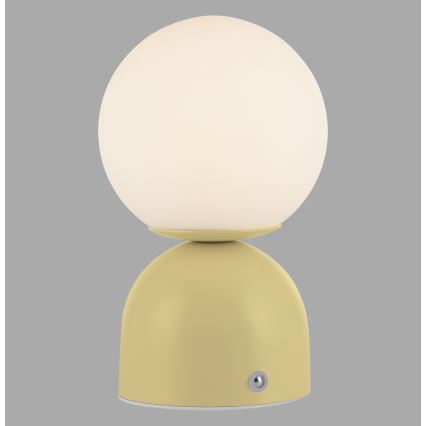 Schöner Wohnen 19218-81 - LED prigušiva dodirna punjiva stolna lampa RUDI LED/1,2W/5V 3000-6000K 1200 mAh žuta