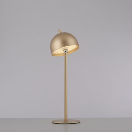 Schöner Wohnen 19244-12 - LED vanjska stolna lampa BELLIS, punjiva, s dodirnim prigušivanjem, LED/2,5 W/5 V, 2600 mAh, IP54, zlatna