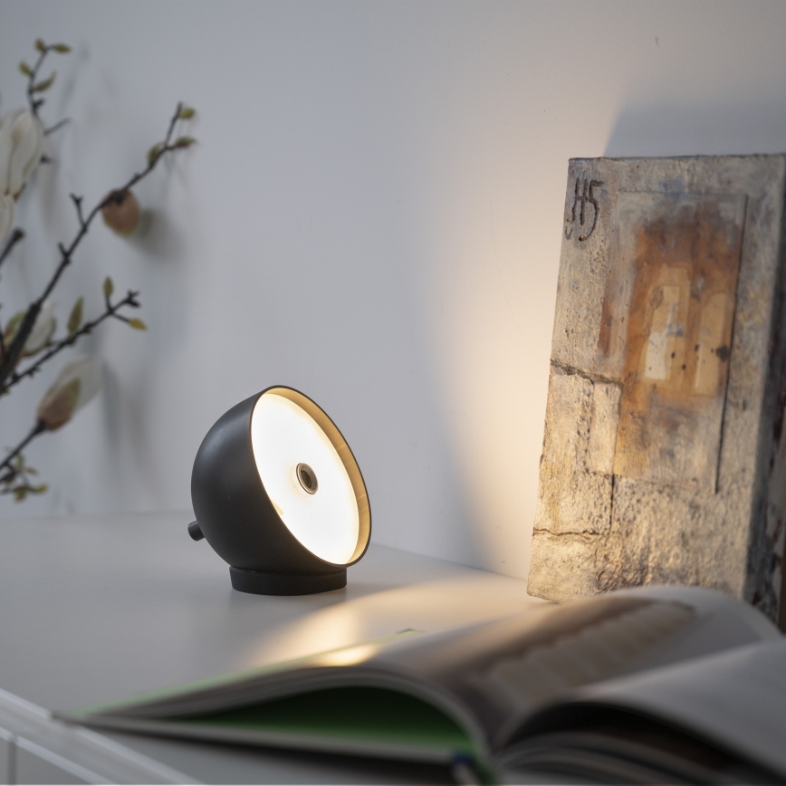 Schöner Wohnen 19244-18 - LED prigušiva dodirna punjiva vanjska stolna lampa BELLIS LED/2,5W/5V 2600 mAh IP54 crna