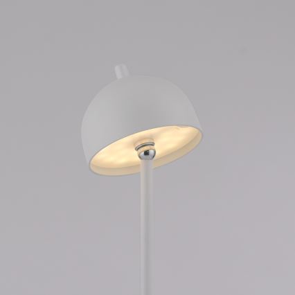Schöner Wohnen 19245-16 - LED podna lampa BELLIS, vanjska, punjiva, dodirna, s podesivom svjetlinom, LED/2,5W/5V 2600 mAh IP54, bijela