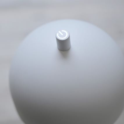 Schöner Wohnen 19245-16 - LED podna lampa BELLIS, vanjska, punjiva, dodirna, s podesivom svjetlinom, LED/2,5W/5V 2600 mAh IP54, bijela