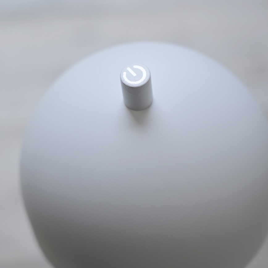 Schöner Wohnen 19245-16 - LED podna lampa BELLIS, vanjska, punjiva, dodirna, s podesivom svjetlinom, LED/2,5W/5V 2600 mAh IP54, bijela