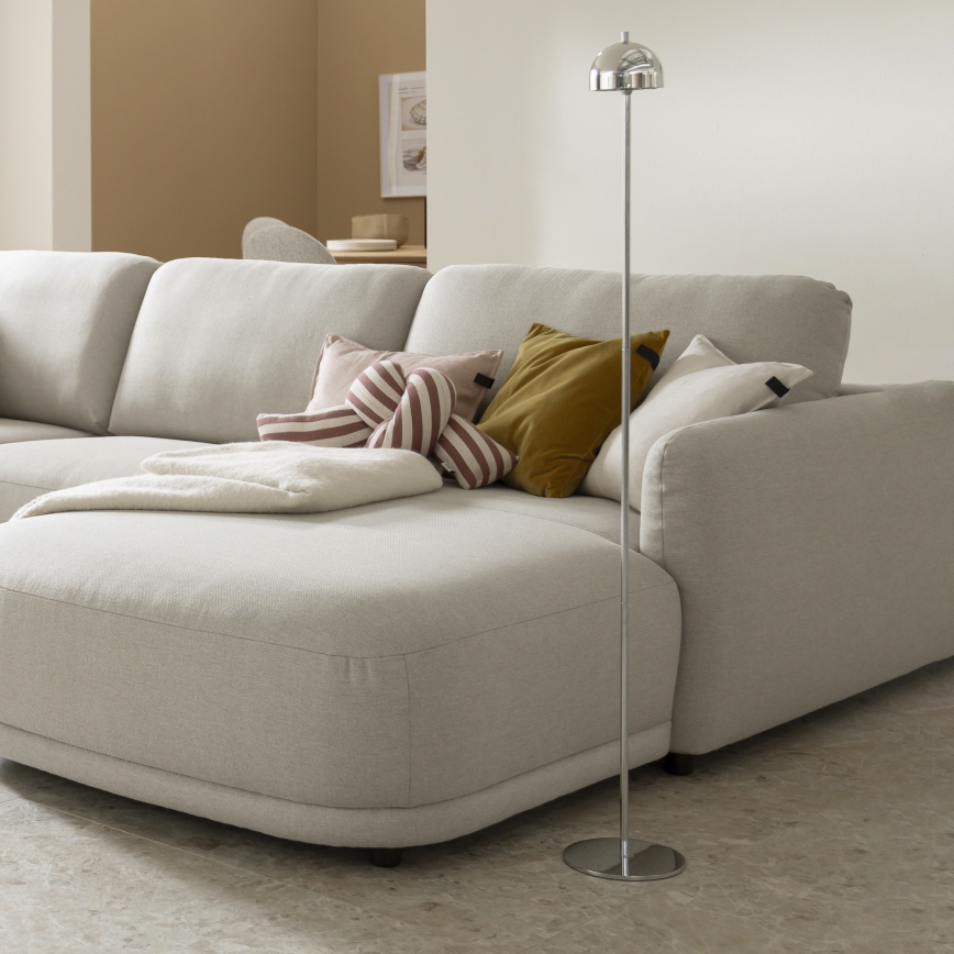 Schöner Wohnen 19245-17 - LED prigušiva dodirna punjiva vanjska podna svjetiljka BELLIS LED/2,5W/5V 2600 mAh IP54 sjajni krom