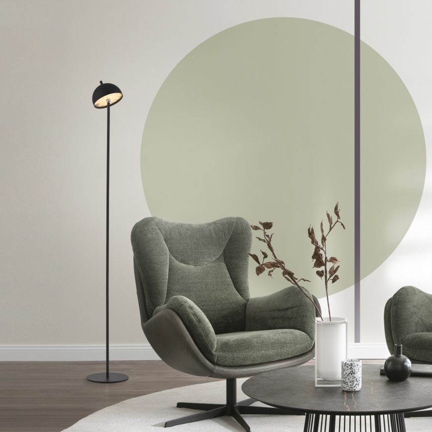 Schöner Wohnen 19245-18 - BELLIS vanjska podna LED lampa s dodirnim prigušivanjem, punjiva, LED/2,5W/5V, 2600 mAh, IP54, crna