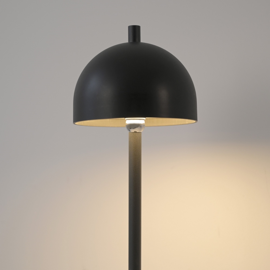 Schöner Wohnen 19245-18 - BELLIS vanjska podna LED lampa s dodirnim prigušivanjem, punjiva, LED/2,5W/5V, 2600 mAh, IP54, crna