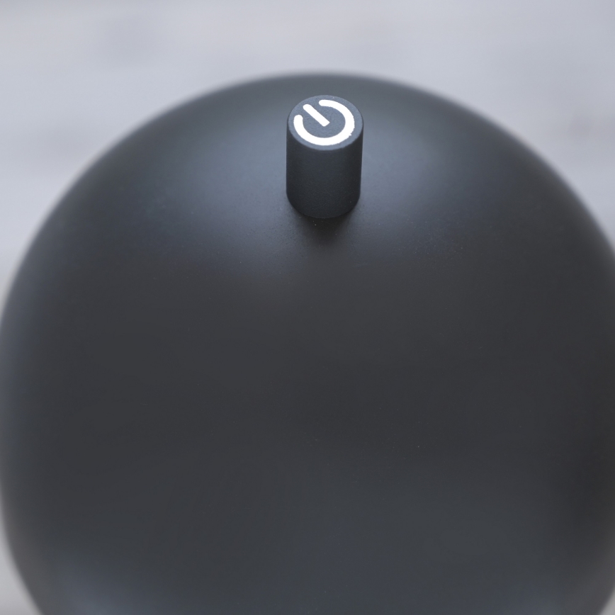 Schöner Wohnen 19245-18 - BELLIS vanjska podna LED lampa s dodirnim prigušivanjem, punjiva, LED/2,5W/5V, 2600 mAh, IP54, crna