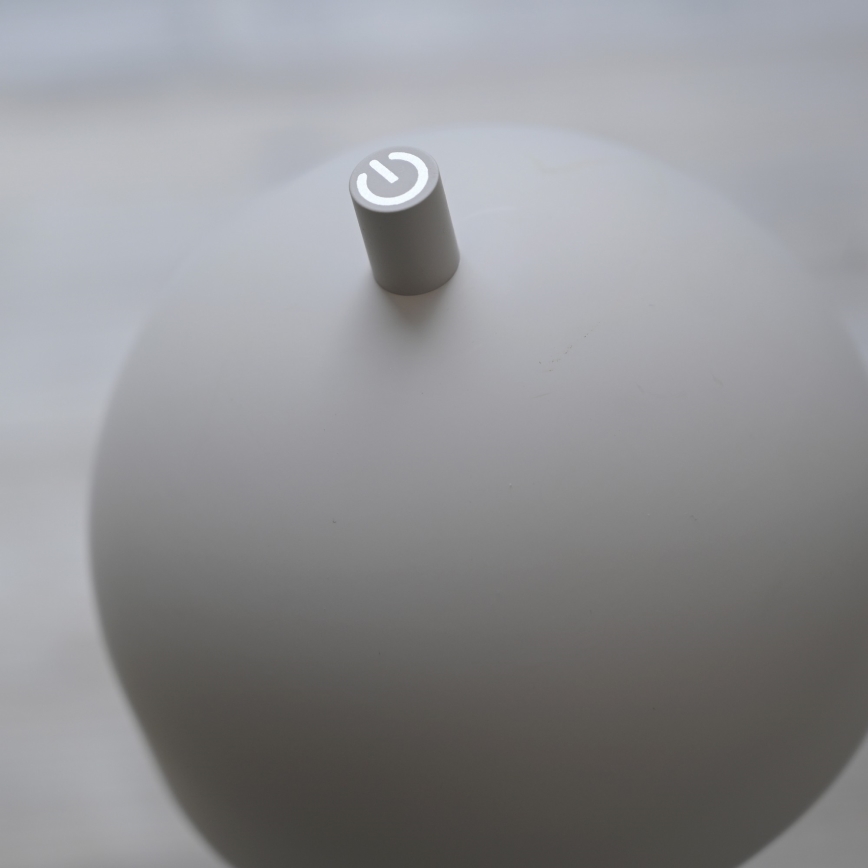 Schöner Wohnen 19245-39 - LED s mogućnošću prigušivanja, punjiva vanjska podna lampa BELLIS, upravljanje na dodir, LED/2,5W/5V 2600 mAh IP54 siva