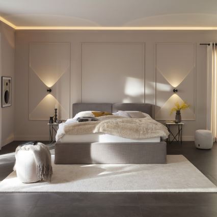 Schöner Wohnen 19331-18 - LED zidna svjetiljka CHIA 2xLED/2W/230V crna