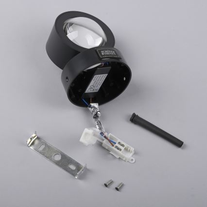 Schöner Wohnen 19331-18 - LED zidna svjetiljka CHIA 2xLED/2W/230V crna