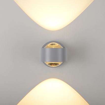 Schöner Wohnen 19331-21 - LED zidna svjetiljka CHIA 2xLED/2W/230V antracit