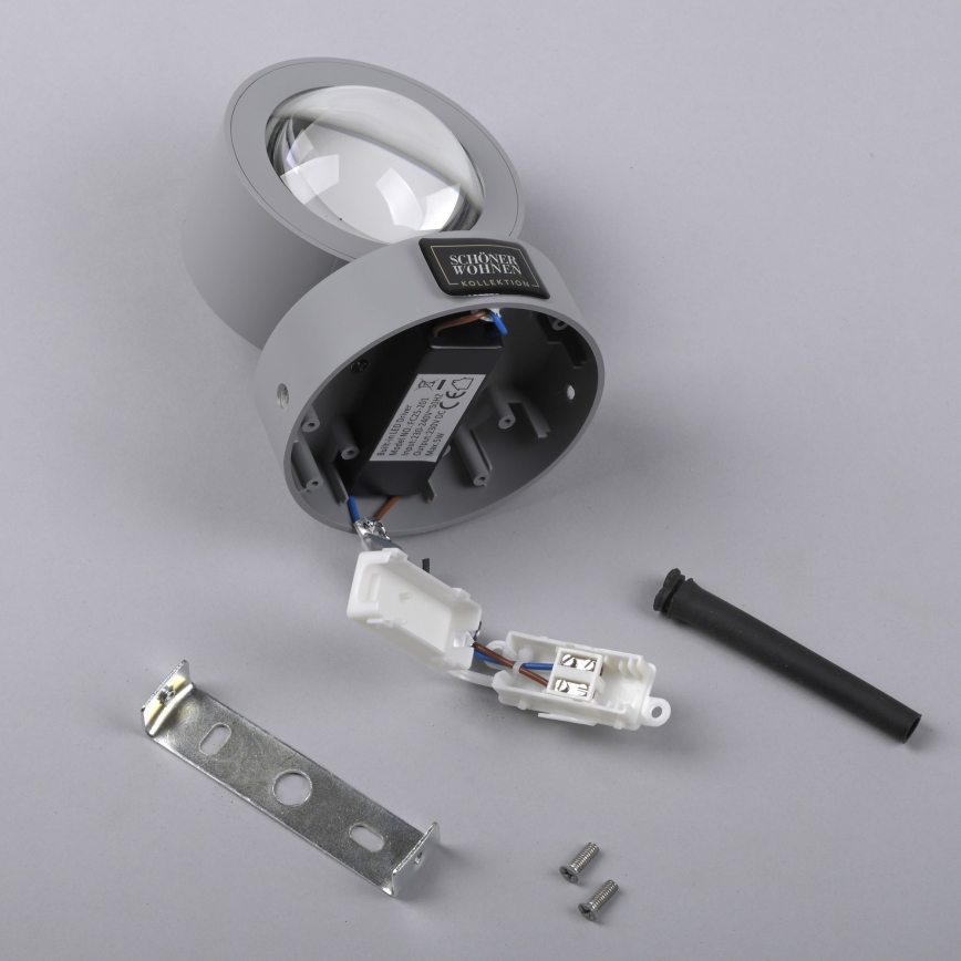 Schöner Wohnen 19331-21 - LED zidna svjetiljka CHIA 2xLED/2W/230V antracit