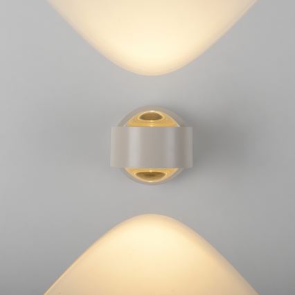 Schöner Wohnen 19331-39 - LED zidna svjetiljka CHIA 2xLED/2W/230V siva