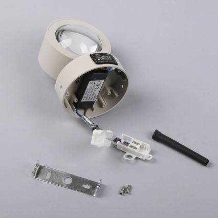 Schöner Wohnen 19331-39 - LED zidna svjetiljka CHIA 2xLED/2W/230V siva