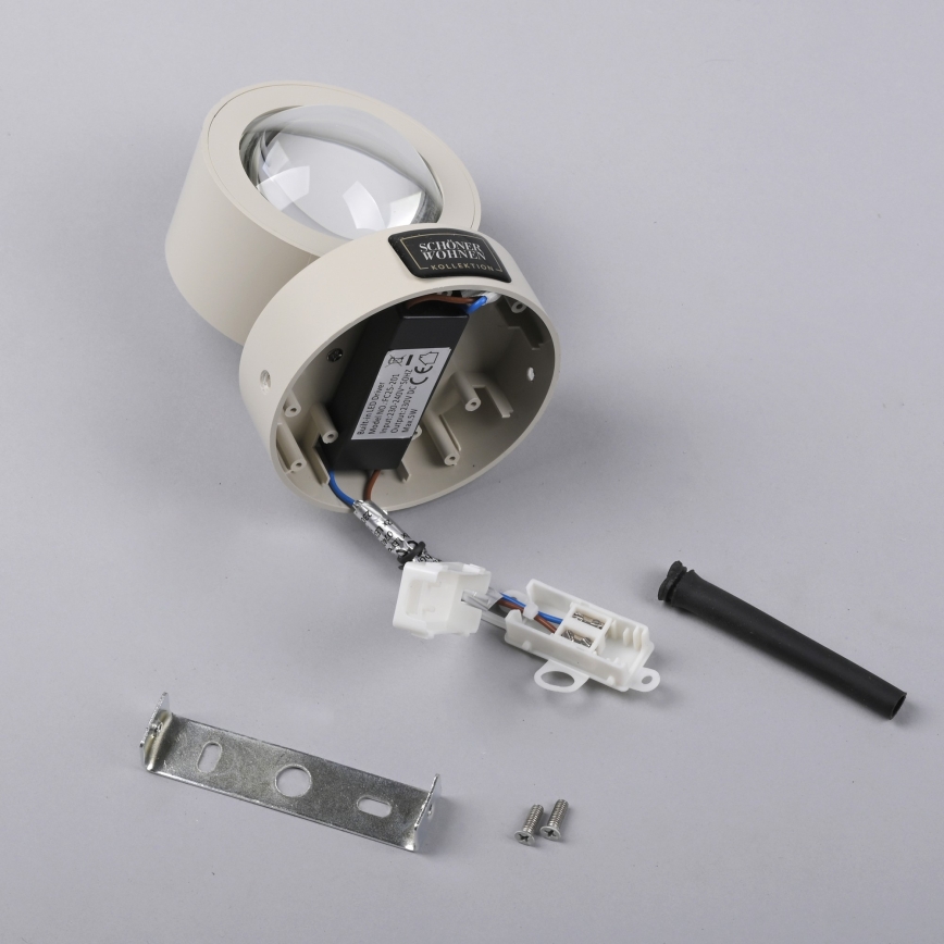 Schöner Wohnen 19331-39 - LED zidna svjetiljka CHIA 2xLED/2W/230V siva