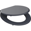 Schütte 80104 - WC daska SPIRIT ANTRACIT s mekim zatvaranjem (SoftClose), MDF ploča