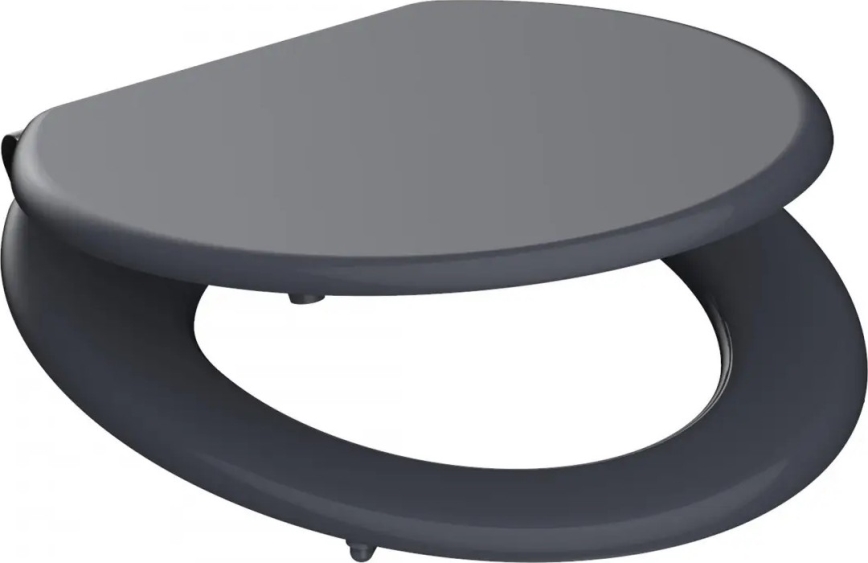Schütte 80104 - WC daska SPIRIT ANTRACIT s mekim zatvaranjem (SoftClose), MDF ploča