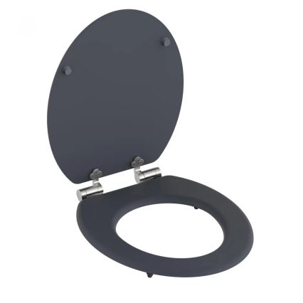 Schütte 80104 - WC daska SPIRIT ANTRACIT s mekim zatvaranjem (SoftClose), MDF ploča