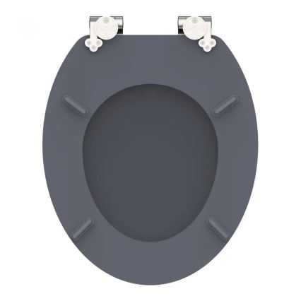 Schütte 80104 - WC daska SPIRIT ANTRACIT s mekim zatvaranjem (SoftClose), MDF ploča