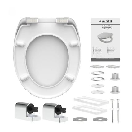 Schütte 82100-A - Bijela daska za WC SoftClose, duroplast