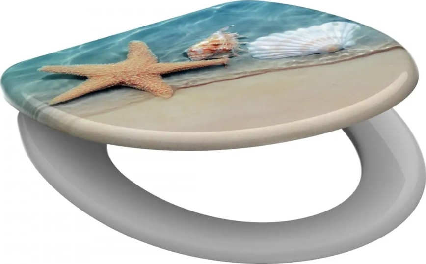 Schütte 82196 - WC daska BEACH SoftClose duroplast