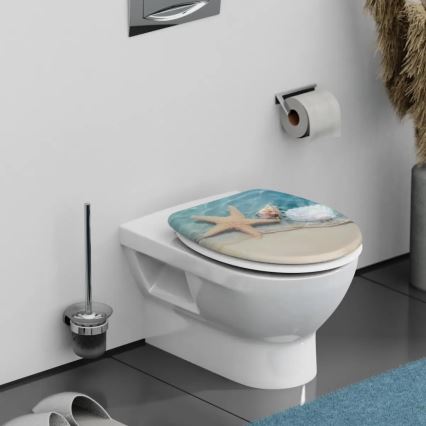 Schütte 82196 - WC daska BEACH SoftClose duroplast