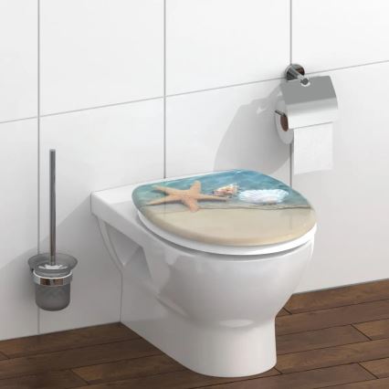 Schütte 82196 - WC daska BEACH SoftClose duroplast