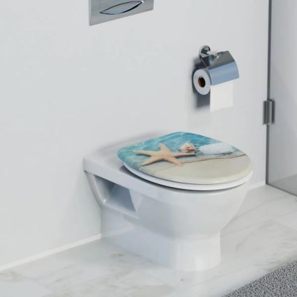 Schütte 82196 - WC daska BEACH SoftClose duroplast