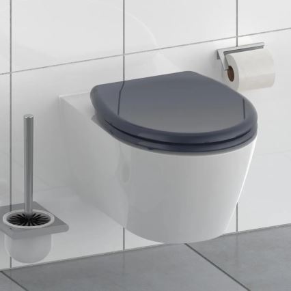 Schütte 82304-A - Daska za WC ANTRACIT SoftClose, duroplast