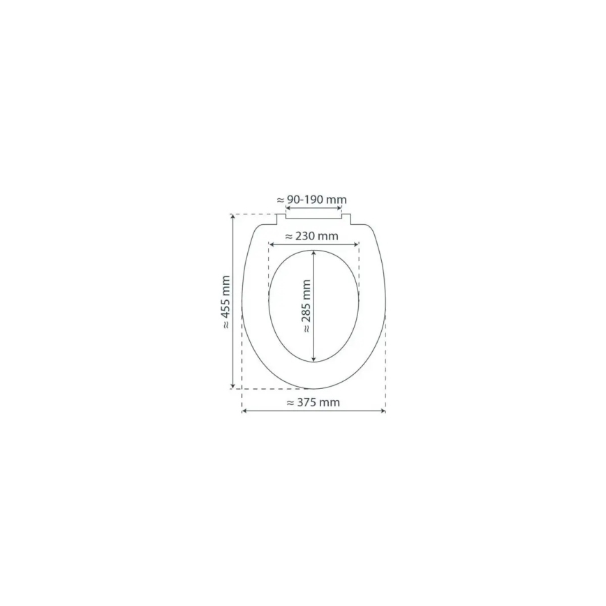 Schütte 82304-A - Daska za WC ANTRACIT SoftClose, duroplast