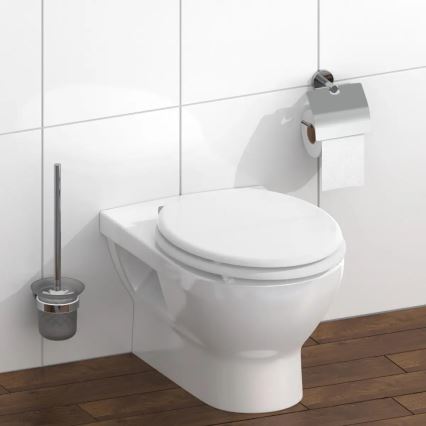 Schütte 84100-A - WC daska bijela s SoftClose mehanizmom, izrađena od MDF-a