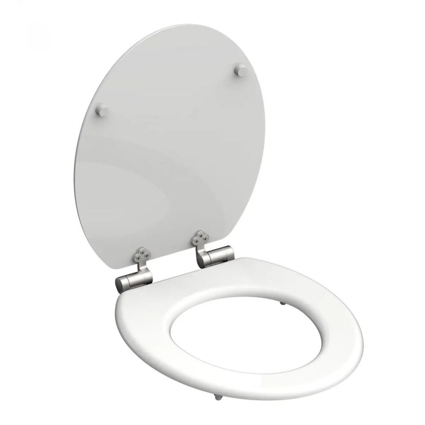 Schütte 84100-A - WC daska bijela s SoftClose mehanizmom, izrađena od MDF-a