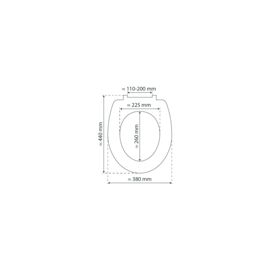 Schütte 84100-A - WC daska bijela s SoftClose mehanizmom, izrađena od MDF-a