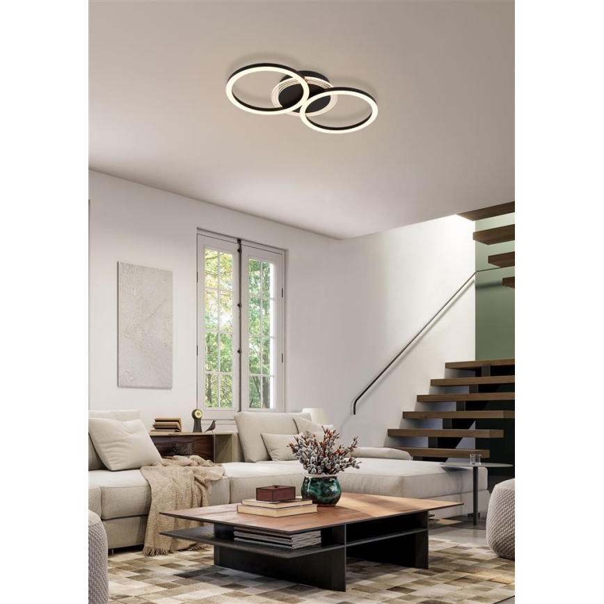 Searchlight - LED prigušivo stropno svjetlo CONTOUR LED/24W/230V 3000K