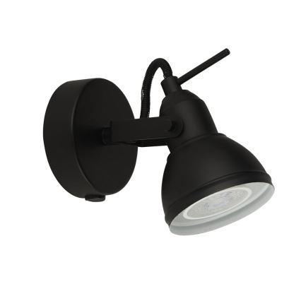 Searchlight - Zidna reflektorska FOCUS 1xGU10/50W/230V crna