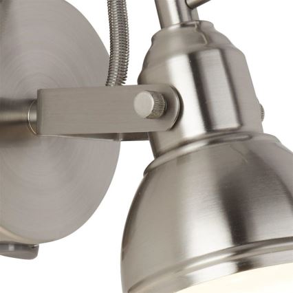Searchlight - Zidna reflektorska svjetiljka FOCUS 1xGU10/50W/230V mat krom