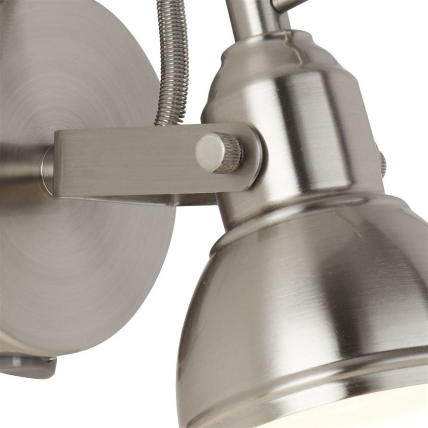 Searchlight - Zidna reflektorska svjetiljka FOCUS 1xGU10/50W/230V mat krom