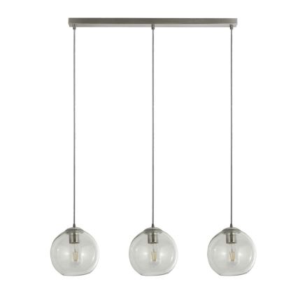 Searchlight - Luster na sajli PENDANT 3xE27/40W/230V mat krom