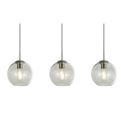 Searchlight - Luster na sajli PENDANT 3xE27/40W/230V mat krom