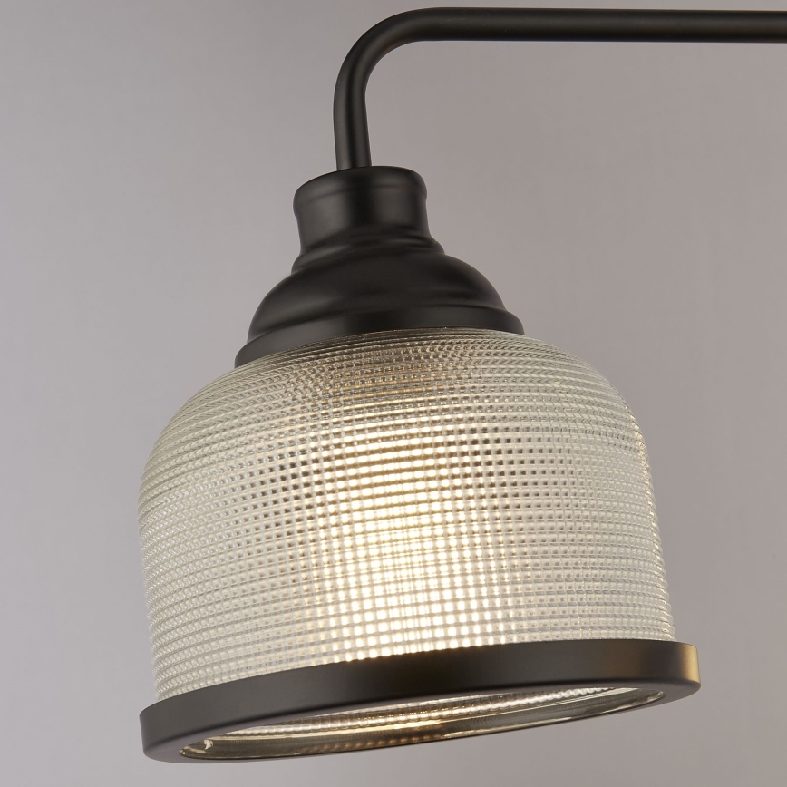 Searchlight - Luster na lancu BISTRO 3xE27/60W/230V crna