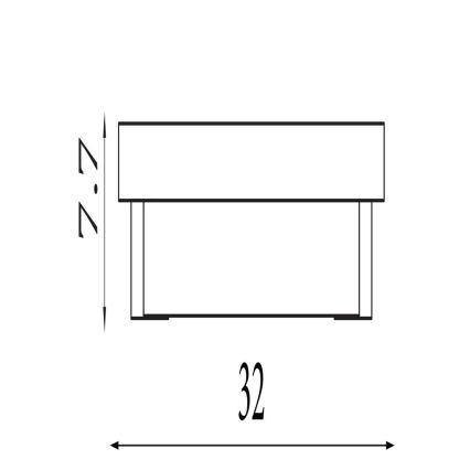 Searchlight - LED Zidna svjetiljka ANCHOR LED/12W/230V