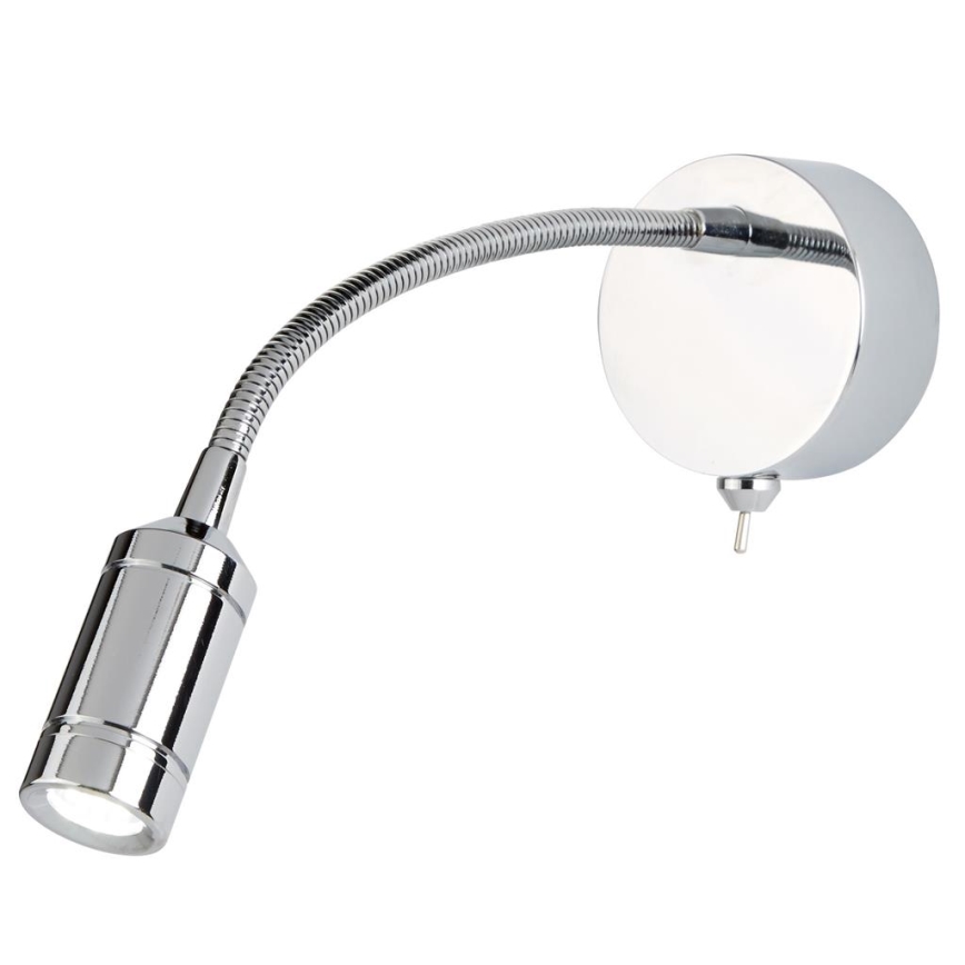 Searchlight - LED Fleksibilna lampica ADJU LED/1W/230V sjajni krom