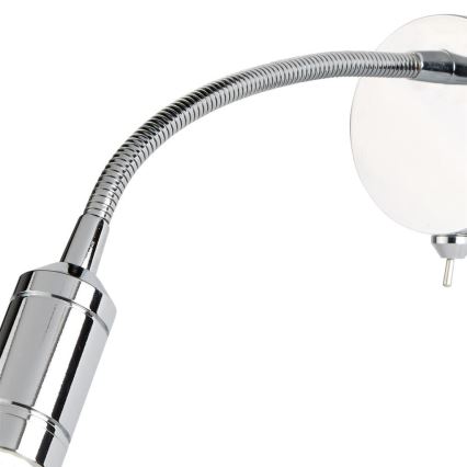Searchlight - LED Fleksibilna lampica ADJU LED/1W/230V sjajni krom