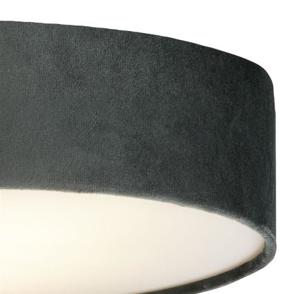 Searchlight - Stropna svjetiljka DRUM 3xE27/60W/230V siva