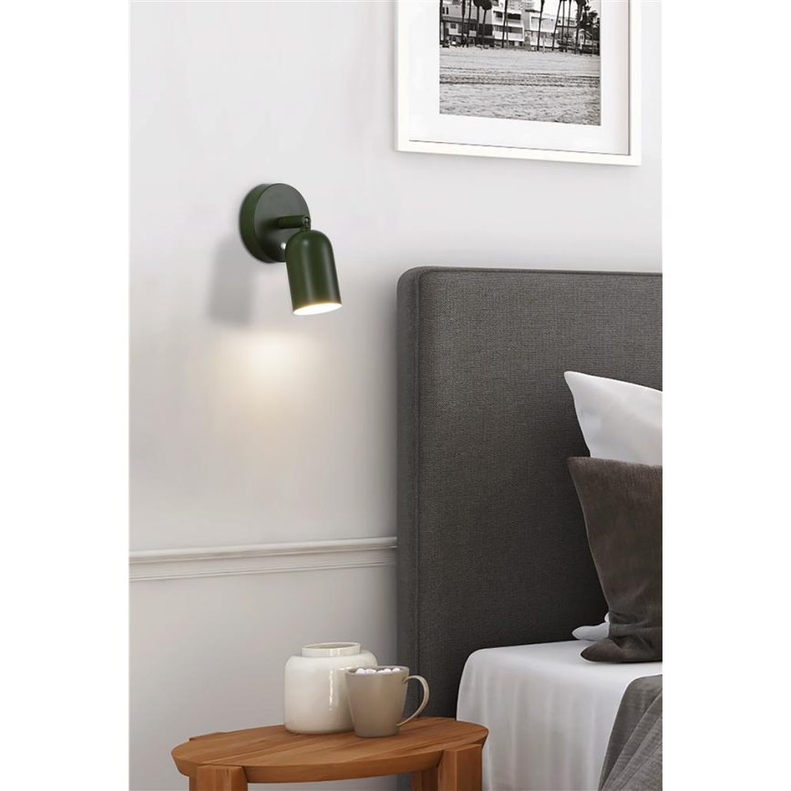 Searchlight - LED prigušivo punjivo zidno svjetilo CONE LED/1,5W/5V zeleno