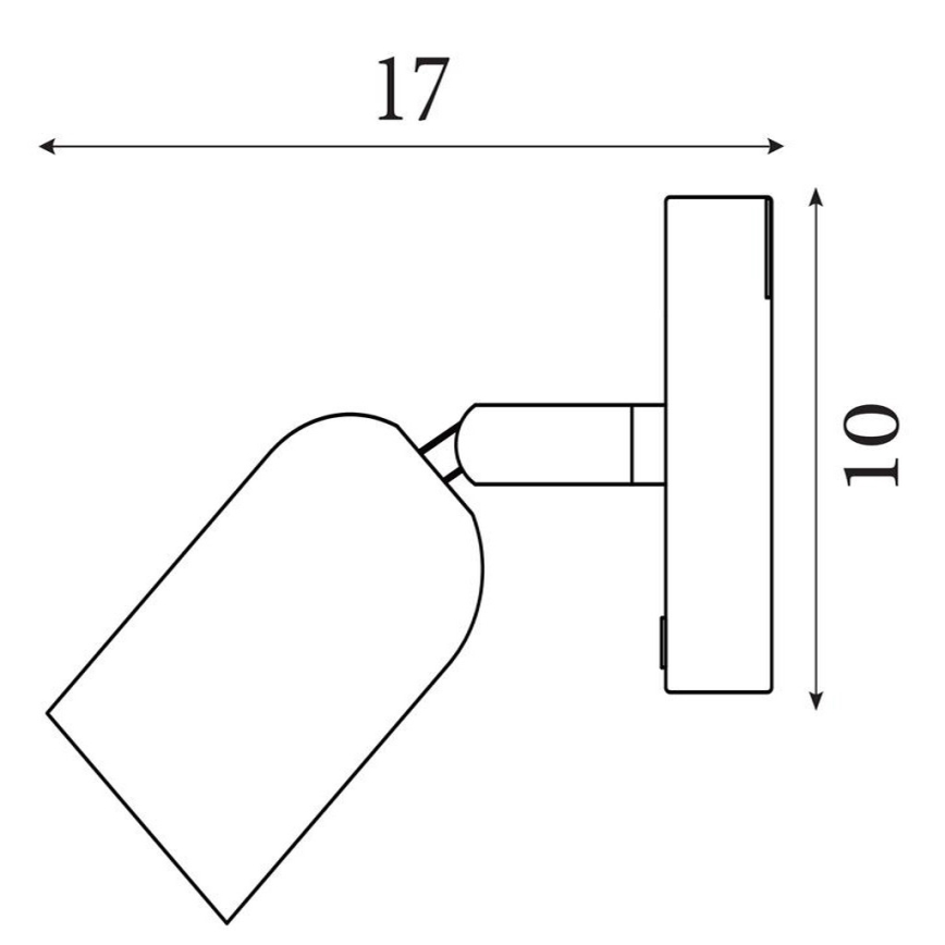 Searchlight - LED prigušivo punjivo zidno svjetilo CONE LED/1,5W/5V zeleno