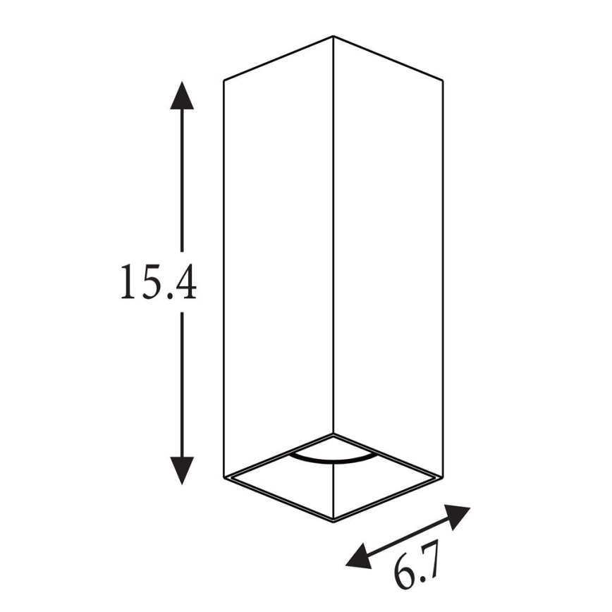 Searchlight - Zidna svjetiljka DON 2xGU10/10W/230V bijela