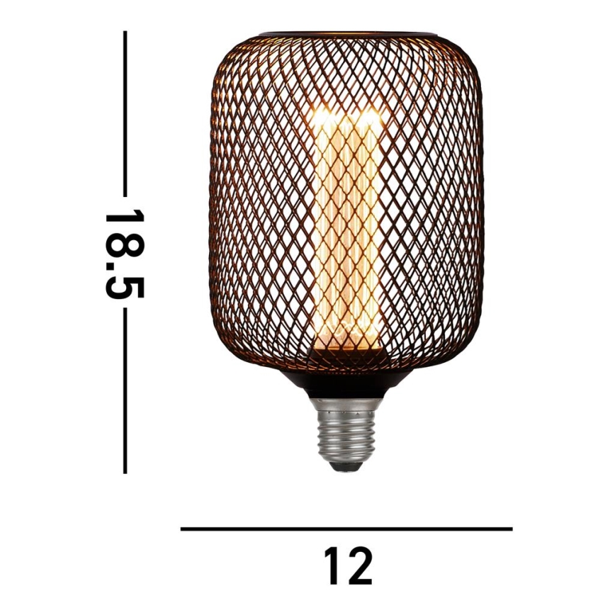 Searchlight - Dekorativna LED žarulja WIRE MESH, s mogućnošću prigušivanja, E27/4,5W/230V, 2700K