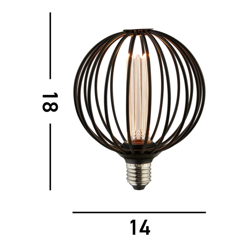 Searchlight - LED prigušljiva dekorativna žarulja GLOBE E27/4,5W/230V 2700K