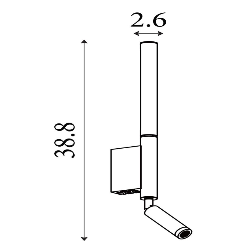 Searchlight - LED spot svjetiljka ARCHITECT LED/7W/230V crna