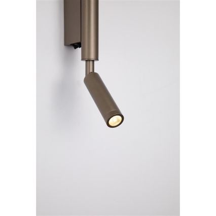 Searchlight - LED spot svjetiljka ARCHITECT LED/7W/230V smeđa